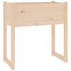 vidaXL Donica, 78x40x81 cm, lite drewno sosnowe