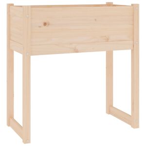 vidaXL Donica, 78x40x81 cm, lite drewno sosnowe