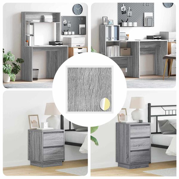 vidaXL Okładka Śrubowa Samoprzylepna 12 pcs Szary Sonoma &Oslash; 20 x 0,5 mm