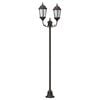 vidaXL Lampa ogrodowa 68 x 20 x 235 cm Aluminium i szkło