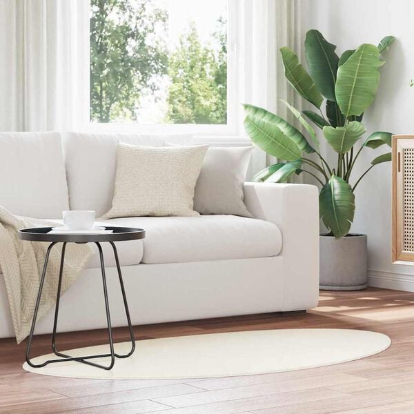 vidaXL Dywany pokojowe HUARTE Kremowy 160 x 230 cm Poliester