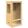 vidaXL Terrarium Brązowy 50 x 50 x 100 cm OSB