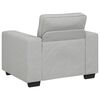 vidaXL Sofa Fotel Cloud Grey 100x77x82 cm Tkanina
