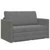 vidaXL Sofa Bed 110cm Ciemnoszary Aksamit