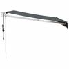 vidaXL Zwijana markiza, automatyczna, antracytowa, 3x2,5 m