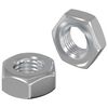 vidaXL Nakrętka sześcienna 2 szt. srebrny m8 Metal