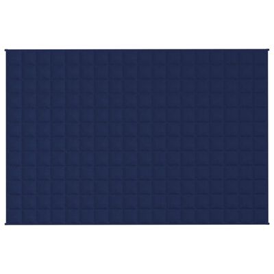 vidaXL Koc obciążeniowy, niebieski, 122x183 cm, 5 kg, tkanina