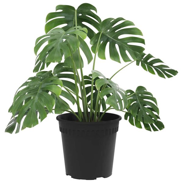 vidaXL Okrągła doniczka na kwiaty 24 pcs Czarny &Oslash; 19 x 16 cm