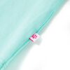 Koszulka dziecięca z krótkimi rękawami, jasnomiętowa, 92