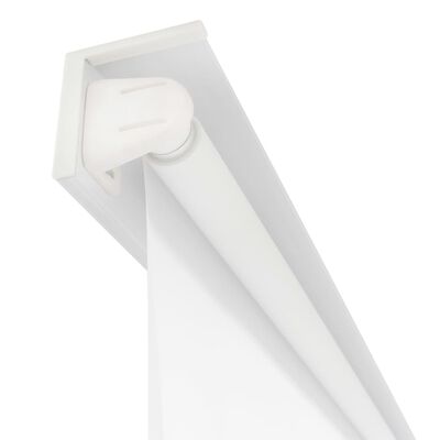 vidaXL Roleta prysznicowa 100 x 240 cm, biała