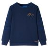 vidaXL Bluza dziecięca, granatowy melanż, 116