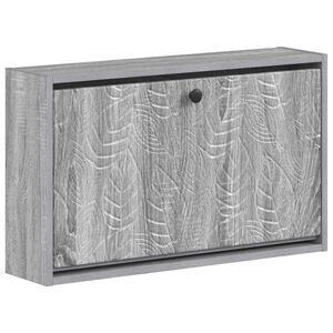 vidaXL Wisząca szafka na buty DELFT 71 x 17 x 43 cm Szary Sonoma