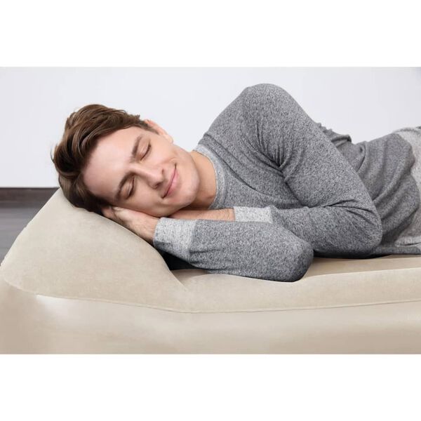 Bestway Dmuchane ł&oacute;żko Tritech, 2-os., 203x152x42 cm, beżowe