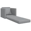 vidaXL Sofa Bed 60cm Jasnoszary tkanina