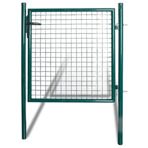 vidaXL Brama ogrodzeniowa Single Door 100x100 cm, stal malowana proszkowo