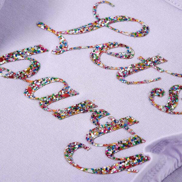 Koszulka dziecięca z długimi rękawami, liliowa, 92