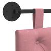 vidaXL Wisząca Głowa R&oacute;żowy 130 x 55 x 7 cm Aksamit