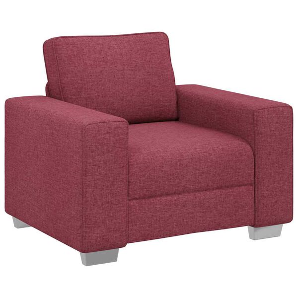 vidaXL Sofa Czerwone wino 100 x 77 x 82 cm tkanina