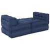 vidaXL Modułowa sofa 4 pcs Indygo tkanina