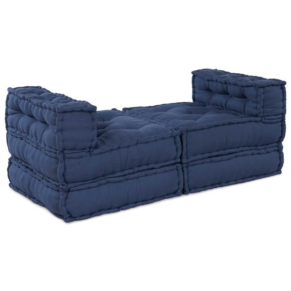 vidaXL Modułowa sofa 4 pcs Indygo tkanina