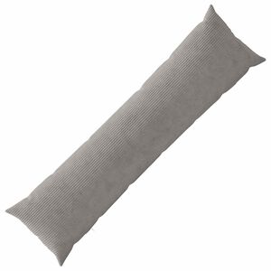 vidaXL Poszewka na poduszkę HEERLEN jasnoszary 40 x 145 cm sztruks