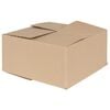 vidaXL Pudełko składane 50 szt. Naturalny 30 x 30 x 15 cm Tektura