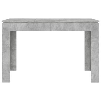 vidaXL Stół jadalniany, betonowy szary, 120x60x76 cm, płyta wiórowa