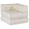 vidaXL Modułowa sofa w kolorze kremowym, 70x70x54, tkanina