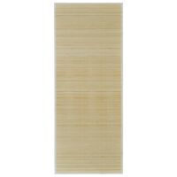 vidaXL Mata bambusowa na podłogę, 100x160 cm, naturalna