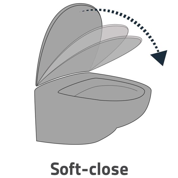 RIDDER Deska toaletowa Chalet, brązowa