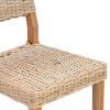 vidaXL Krzesło jadalniane 2 pcs Naturalny 46 x 55 x 84 cm Rattan Kubu