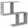 vidaXL P&oacute;łka ścienna Betonowy szary 60 x 12 x 50,5 cm