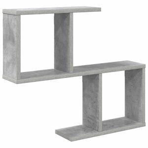 vidaXL P&oacute;łka ścienna Betonowy szary 60 x 12 x 50,5 cm