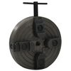 vidaXL Uchwyt tokarski, 4 szczęki, złącze M18, stal, czarny, 150x63 mm