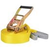 vidaXL Taśma do slackliningu, 15 m x 50 mm, 150 kg, ż&oacute;łta
