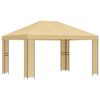 vidaXL Altana 4 &times; 3 m kremowy Poliester i Stal 190 gsm