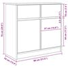 vidaXL Komoda z szufladą Biała 80x34x76 cm Drewno klejone
