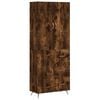vidaXL Witrynka przydymiony dąb 69,5x34x180 cm materiał drewnopochodny