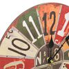 vidaXL Zegar ścienny, wielokolorowy, 30 cm, MDF