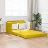 vidaXL Sofa Bed 110cm Ż&oacute;łty słonecznik Aksamit