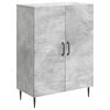vidaXL Bufet Betonowy szary 66 x 34,5 x 89,5 cm Drewno inżynieryjne