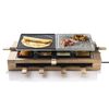 Bestron Grill raclette ARG300BW, 1500 W, czarno-drewniany, XL