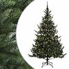 vidaXL Sztuczna choinka z bombką 180 cm 300 LED Ciepła biel