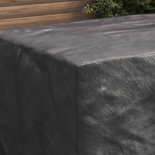 vidaXL Pokrowiec na meble Gładki Czarny 172 x 113 x 73 cm 420D