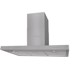 vidaXL Płaski okap kuchenny 900 mm, stal nierdzewna