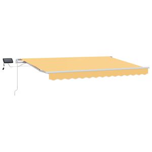 vidaXL Markiza wysuwana piaskowy 350 x 250 cm Tkanina i aluminium