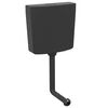 vidaXL Spłuczka do toalety z dolnym dopływem, 3/6 L, czarna