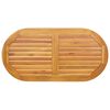 vidaXL Blat stołu Olej Naturalny 110 x 55 x 2 cm Lite Drewno Akacji