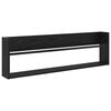 vidaXL Regał na gazety Czarny Dąb 100 x 12 x 30 cm Drewno inżynieryjne