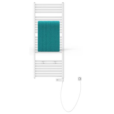 EISL Grzejnik łazienkowy z czasomierzem, biały, 120x50x15 cm